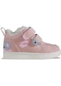 Sneaker Lotto, Damen, Gr. 22, dunkelrose, rose, Synthetik, Textil, mehrfarbig, Schuhe Sneaker, - in kindgerechter Passform