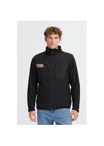 Cardigan Blend "BHMas", Damen, Gr. L, schwarz, Fleece, 100% Polyester, colorblocking, normal normal, ohne Ausschnitt, elastischer Bund, Strickjacken, Gem&uuml;tliche Fleecejacke mit praktischen Taschen