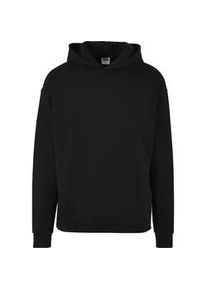 Kapuzenpullover Urban Classics "Urban Classics Herren Organic Loose Hoody", Herren, Gr. M, schwarz, 100% Baumwolle, unifarben, oversize, ohne Ausschnitt, Pullover Kapuzenpullover