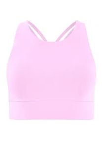 Sport-Bustier WINSHAPE "Functional Comfort Sport-BH SB103C", Damen, Gr. M, lavender rose, 85% Polyester, 15% Elasthan, BHs, mit R&uuml;cken-Applikation