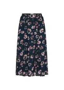 N&uuml;mph Midirock N&Uuml;MPH "N&uuml;mph Skirt NUMILINA", Damen, Gr. XL, schwarz sapphire, Obermaterial: 90% Polyester, 10% Elasthan, R&ouml;cke