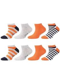 8er Pack s.Oliver Originals Organic Sneakersocken Kinder 2372 - ginger 27-30