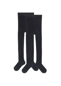 2er Pack s.Oliver Essentials Organic Strumpfhosen Kinder 0004 - navy 98/104