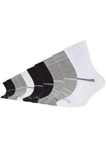 10er Pack Camano Mesh Ventilation Crew Socken Kinder 9997 - black mix 35-38