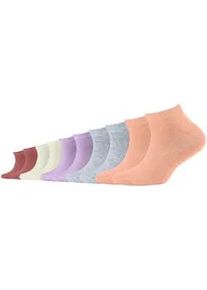 10er Pack s.Oliver Essentials Gek&auml;mmte Baumwolle Sneakersocken Kinder 2018 - peach nectar 27-30
