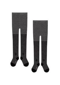 2er Pack Camano Soft Bio-Baumwolle Strumpfhosen Kinder 9999 - black 122/128