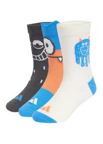 3er Pack Adidas Tiro_Nster Socken Kinder KA0295 - ray blue/grey six/off white 31-33