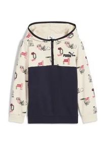 Puma Little Runners 1/2-Zip Hoodie Kinder 16 - new navy 116