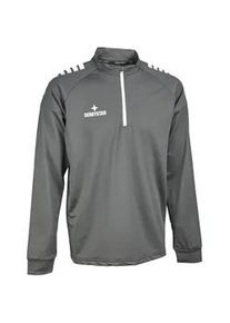 Derbystar Madrid 1/4-Zip Sweatshirt Kinder grau/wei&szlig; 116