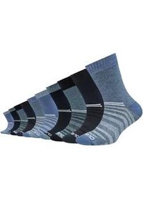10er Pack Camano Mesh Ventilation Crew Socken Kinder 5310 - infinity 27-30