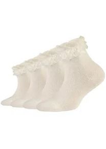 4er Pack Camano Soft Originals Bio-Baumwolle Crew Socken Kinder 1201 - offwhite 31-34