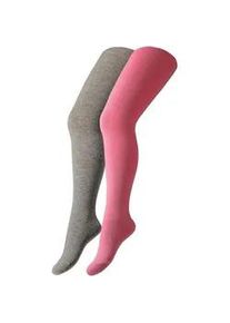2er Pack Camano Soft Originals Bio-Baumwolle Strumpfhosen Kinder 4170 - orchid smoke 110/116