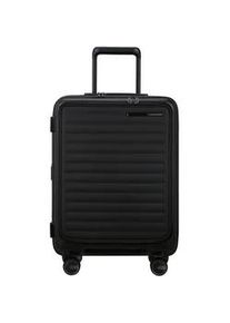 Samsonite Restackd EASY ACCESS Trolley mit 4 Rollen erweiterbar 55cm Schwarz