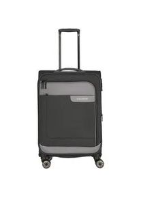 Travelite Viia Trolley M 4-Rollen erweiterbar Schiefer