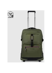 Piquadro Corner 2.0 Handgep&auml;ck 2-Rollen Koffer mit Laptopfach 17,3" Salbeigr&uuml;n