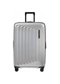 Samsonite Nuon Trolley mit 4 Rollen erweiterbar 75cm Matt Silver