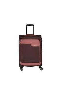 Travelite Viia Trolley M 4-Rollen erweiterbar Fr&uuml;hlingsrose