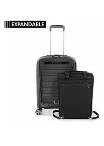 Roncato Double Premium Carry-on 4-Rollen erweiterbar Black
