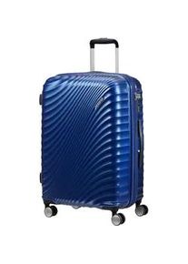 American Tourister Jetglam Trolley mit 4 Rollen 67cm erweiterbar Metallic Blue