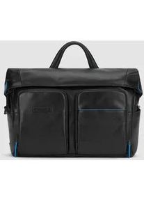 Piquadro Blue Square Revamp Fahrrad Laptopkuriertasche 14" Laptop-Fach Schwarz