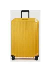Piquadro PQ-Light 4-Rollen Trolley Koffer 75cm; gl&auml;nzend Gelb
