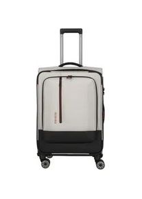 Travelite Crosslite Trolley M 4-Rollen erweiterbar Natur