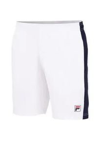 Fila Tennishose Jakob Short (4-Wege Stretch) kurz weiss/navyblau Herren