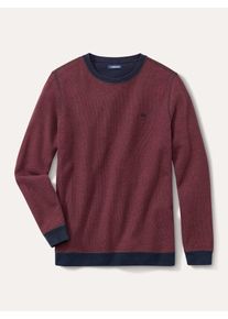 Walbusch Struktur Pullover Bicolor