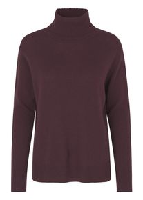 Rollkragenpullover rosemunde "Laica roll neck", Damen, Gr. L, weinrot, Strick, Obermaterial: 70% Wolle, 30% Kaschmir, unifarben, h&uuml;ftbedeckend, ohne Ausschnitt, Pullover Rollkragenpullover, Kragen, Strick, Langarm, w&auml;rmend, weich, mit Cashmere-Anteil