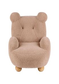 Jimmylee Kindersessel B&auml;rli, Cappuccino, Textil, B&auml;r, F&uuml;llung: Schaumstoff, 53x63x50 cm, AZO-frei, EN 71, Kinder- & Jugendzimmer, Kinderm&ouml;bel, Kindersitzm&ouml;bel & -tische, Kindersessel & -sofas