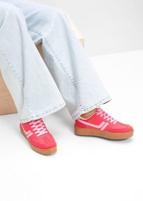 bonprix Plateau-Sneaker im Retrolook, pink, Gr.41, Sportlicher Plateau Sneaker im Retro Look, aus Vegan
