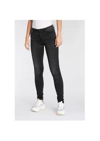Skinny-fit-Jeans Only "ONLPAOLA &ndash; Extra-eng geschnittene Jeans mit figurformender Silhouette", Damen, Gr. XS (34), L&auml;nge 32, grau (grau denim), Denim/Jeans, Obermaterial: 64% Baumwolle, 31% Polyester, 3% Viskose, 2% Elasthan, unifarben, skinny fit, Jeans 5-Pocket-Jeans, skinny fit, modisch, Denim, Baumwollmischung