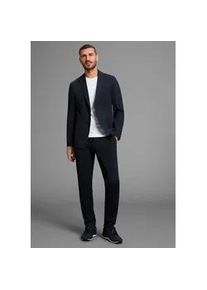 Anzug Bruno Banani "Packable Suit, Anzug", Herren, Gr. 58, U + N + S Gr, marine, Web, Obermaterial: 77% Polyester, 23% Elasthan. Futter Oberteil: 100% Polyester, unifarben, slim fit, Anz&uuml;ge, perfekt f&uuml;r Reisen immer Top gestylt ohne Knitterfalten