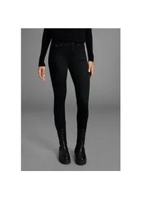 Slim-fit-Jeans Arizona "Shaping", Damen, Gr. 36, N-Gr, schwarz, Jeans, Obermaterial: 72% Baumwolle, 26% Polyester, 2% Elasthan, clean, Basic, sehr schmal lang, Jeans Slim-fit-Jeans, enge Passform, R&ouml;hrenjeans, Used-Look-Waschung, hohe Leibh&ouml;he, Topseller