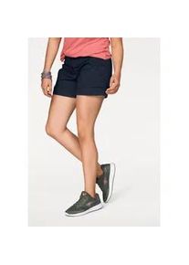 Bermudas Kangaroos, Damen, Gr. 46, N-Gr, blau (marine), Web, Obermaterial: 100% Baumwolle, unifarben, schmal kurz, Hosen Shorts Strandshorts, krempelbar, Topseller