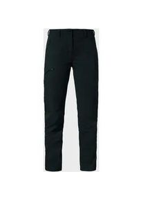 Sch&ouml;ffel Outdoorhose SCH&Ouml;FFEL "Pants Ascona Warm L", Damen, Gr. 42, Normalgr&ouml;&szlig;en, schwarz (0999, schwarz), Oberstoff: 56% Nylon, 34% Polyester, 10% Elasthan, Hosen Outdoorhose