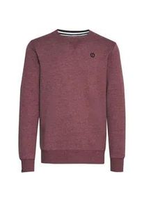 !Solid Longpullover SOLID "Sweatshirt SDBenn", Herren, Gr. S, rot (wine r mel), Obermaterial: 50% Baumwolle CO. 50% Polyester PES., Sweatshirts Longpullover