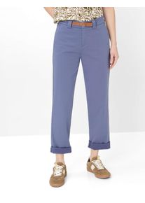Brax Damen Flatfronthose Style MADISON INDIGO MOOD, Blau, Gr. 34