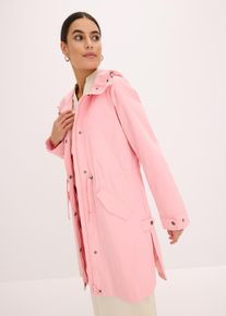 bonprix Long-Parka mit Kapuze, rosa, Gr.48, bequemer Parka mit Kapuze, 65% Baumwolle