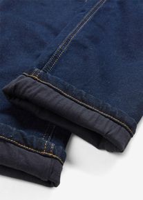 bonprix Regular Fit Thermojeans mit Jerseyfutter Straight, blau, Gr.176, Coole Stretch Thermojeans mit verstellbarem Bund und Jersey-Futter, 98% Baumwolle