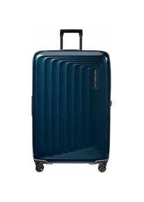 Samsonite Nuon Trolley mit 4 Rollen erweiterbar 81cm Metallic Dark Blue
