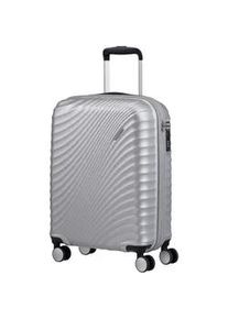 American Tourister Jetglam Trolley mit 4 Rollen 55 Metallic Silver
