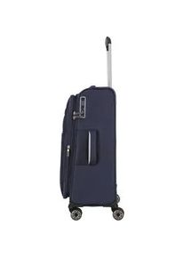 Travelite MIIGO Trolley M, 4-Rollen erweiterbar Tiefseeblau