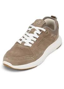 Marc O'Polo Sneaker MARC O'POLO "aus edlem Veloursleder", Herren, Gr. 46, pavestone, Obermaterial: 100% Leder (Rind), unifarben, Schuhe Sneaker