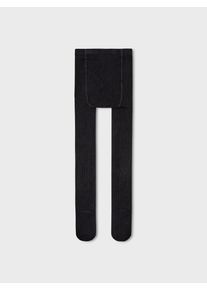 Strickstrumpfhose name it, M&auml;dchen, Gr. 146 (152), schwarz, Obermaterial: 55% Viskose, 27% Polyamid, 16% metallisierte Fasern, 2% Elasthan, uni, Strumpfhosen Strickstrumpfhose