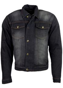 Motorradjacke Roleff "Jeans Aramid" Gr. XXXL, schwarz, Jacken, Damen, 3XL, Obermaterial: 100% Baumwolle. Innenfutter: 100% Aramid, Motorradjacke, 6 Taschen