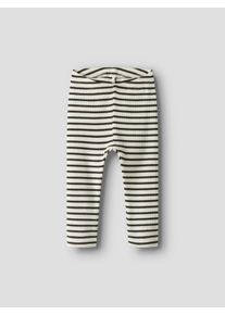 Leggings name it "NBNBANI XSL LEGGING NOOS", Jungen, Gr. 86, N-Gr, delicioso, Feinripp, Obermaterial: 57% Baumwolle, 38% Modal, 5% Elasthan, geringelt, gestreift, slim fit kn&ouml;chellang, Hosen Leggings