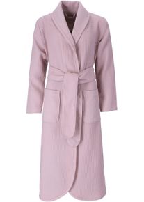 Damenbademantel Vossen "Catania, ideal f&uuml;r Sauna & Spa, Hotelbademantel, Morgenmantel" Gr. L, lila (sea lavender), L:120cm, Waffelpiqu&eacute;, Hausm&auml;ntel, Damenbademantel, Topseller