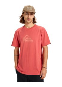 T-Shirt Quiksilver "Ev Comp Logo", Herren, Gr. S, rot (mineral rot), Obermaterial: 70% Walkfrottier, 30% Walkfrottier;, Shirts T-Shirt