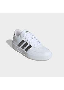 Sneaker adidas Sportswear "BREAKNET 3.0", Damen, Gr. 39, cloud wei&szlig;, iron metallic, ftwr wei&szlig;, Synthetik, Schuhe Sneaker